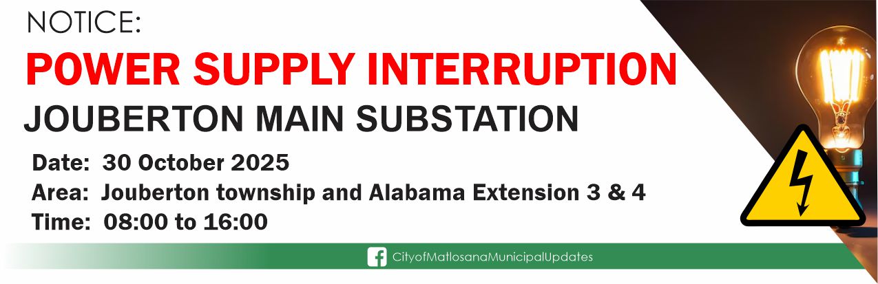Power Supply Interruption Notice