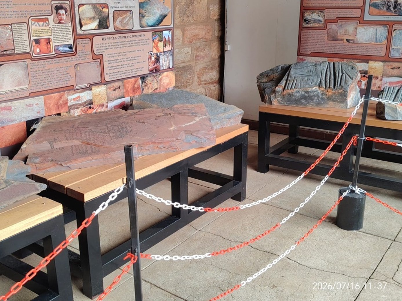 Korana rock engravings on display at Klerksdorp Museum