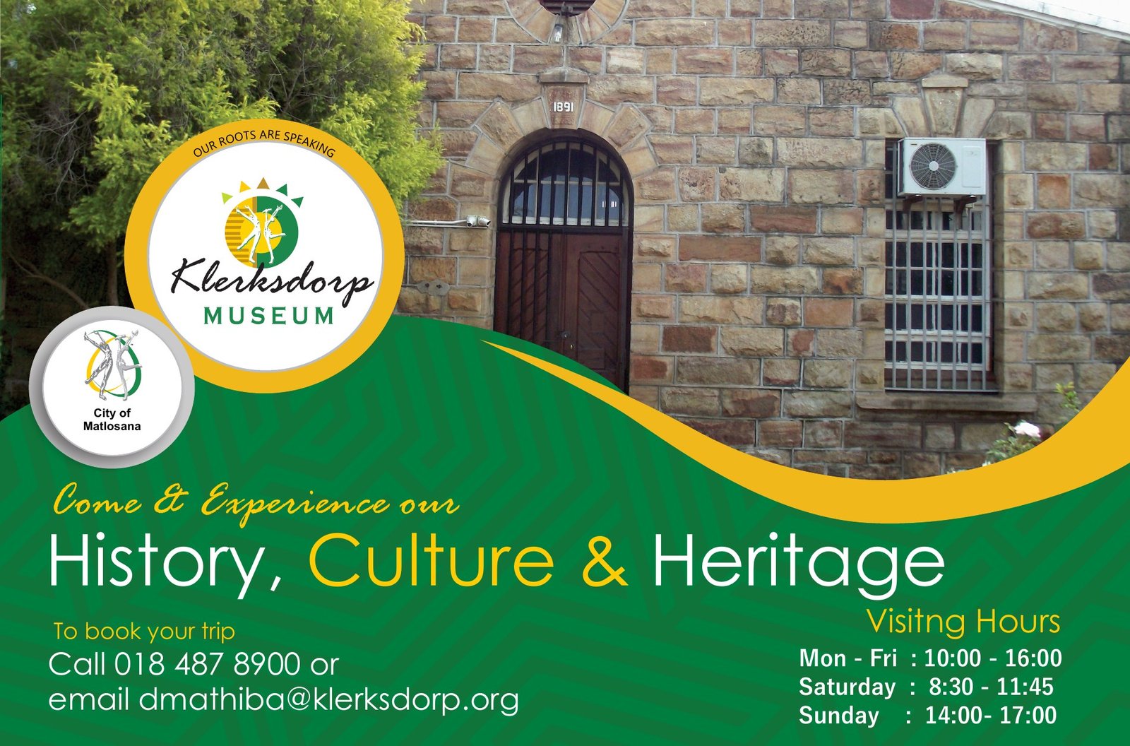 Klerksdorp Museum - come and experience our history, culture and heritage